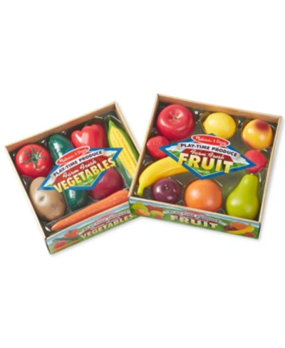 Melissa & Doug Kids' Combo Fruit & Veggies Set