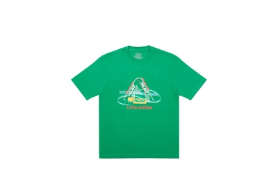 Pre-owned Palace  French Ones T-shirt Green