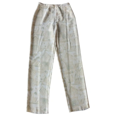 Pre-owned Burberry Large Trousers In Other