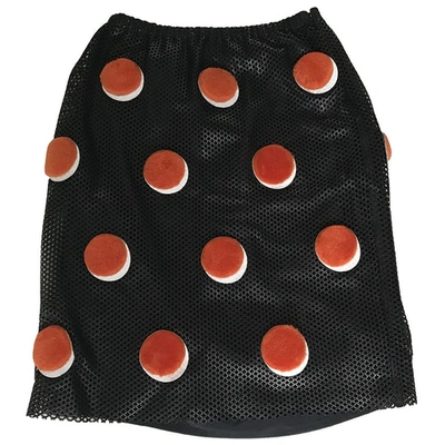 Pre-owned Fendi Leather Skirt In Black
