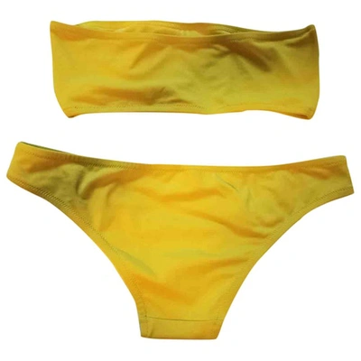 Pre-owned Laura Urbinati Yellow Swimwear