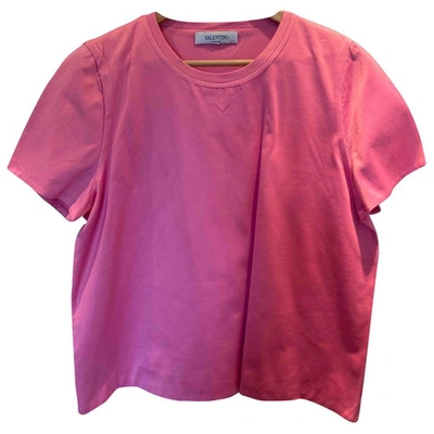 Pre-owned Valentino T-shirt In Pink