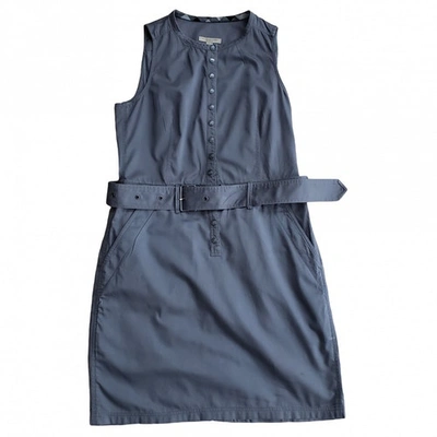 Pre-owned Burberry Mid-length Dress In Grey
