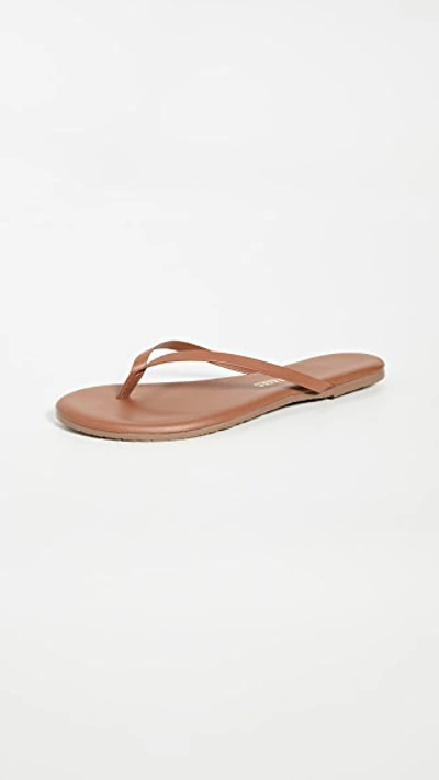 Tkees Women's Foundations Leather Flip-flops In Neutral