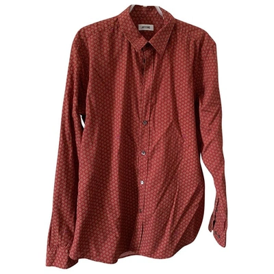 Pre-owned Moschino Red Cotton Shirts