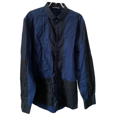 Pre-owned Neil Barrett Navy Cotton Shirts