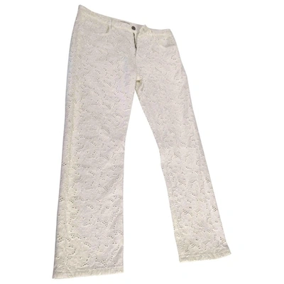 Pre-owned Isabel Marant Étoile Trousers In White