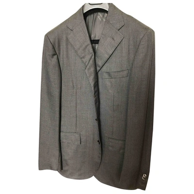 Pre-owned Corneliani Cashmere Waistcoat In Grey
