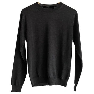 Pre-owned Dsquared2 Wool Pull In Anthracite