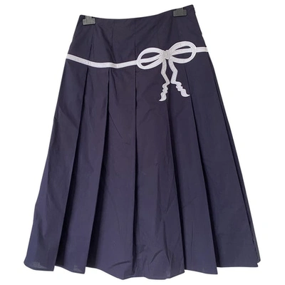 Pre-owned Vivetta Mid-length Skirt In Blue