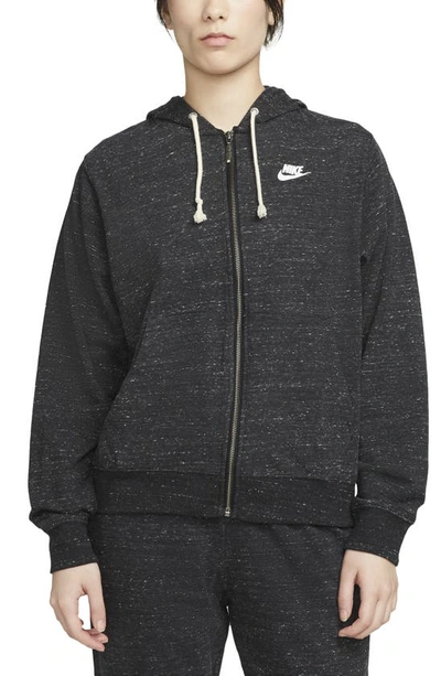 Nike Sportswear Gym Vintage Full Hoody Full Zip Sweatshirt Grey