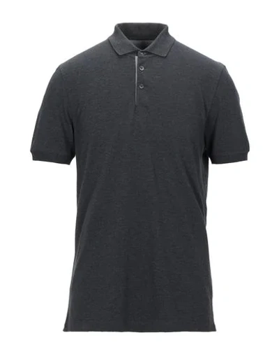 Brunello Cucinelli Polo Shirts In Steel Grey