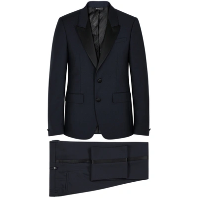 Givenchy Navy Striped Wool-blend Tuxedo