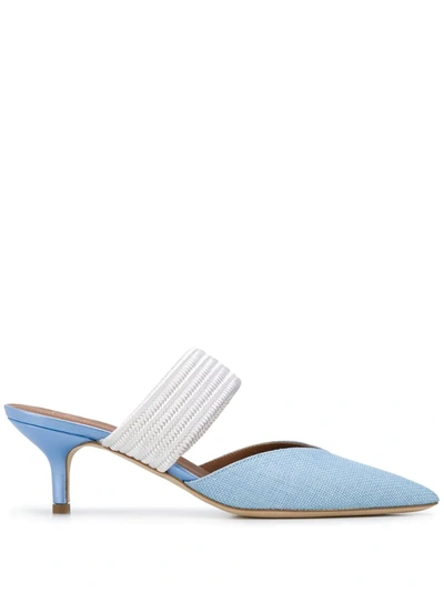 Malone Souliers Maisie Heeled Mules In Blue