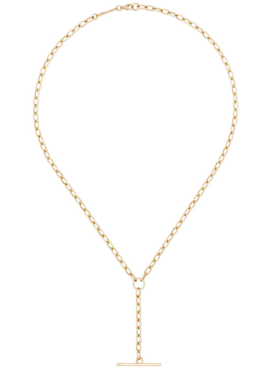 Zoë Chicco 14k Yellow Gold Link Bar Necklace