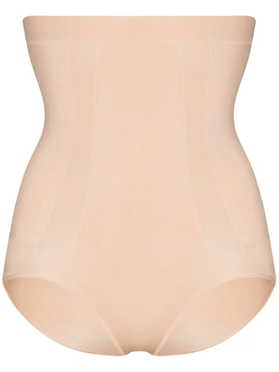 Spanx Neutral Oncore High Waist Briefs In Neutrals