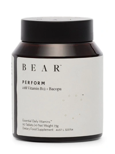 Bear Perform Essential Daily Vitamins In White
