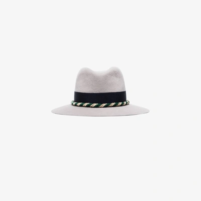 D’estrëe Grey Christopher Rope Felt Fedora Hat