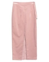 Patrizia Pepe Midi Skirts In Pastel Pink