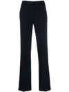 Alberto Biani Crepe Tailored Trousers In Blue