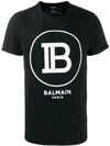 Balmain T-shirt Mit Logo-print In Black
