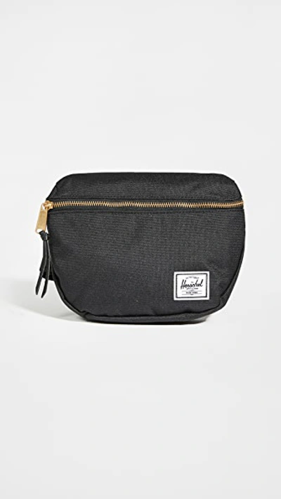 Herschel Supply Co Fifteen Belt Bag - Black In Black/gold