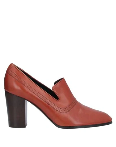 Celine Loafers In Brown