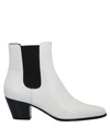 Celine Ankle Boots In White