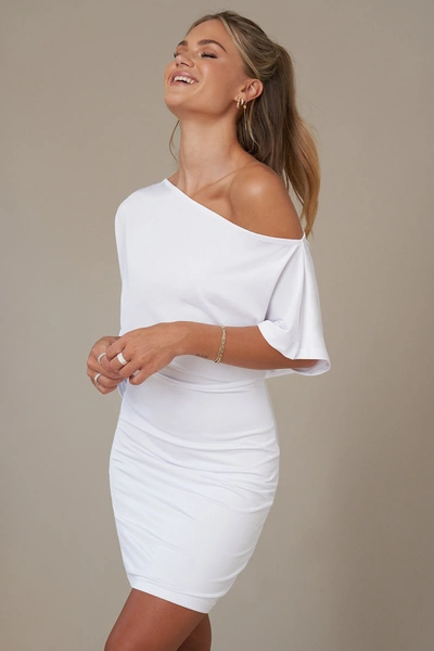 Hanna Schönberg X Na-kd One Shoulder Mini Dress - White
