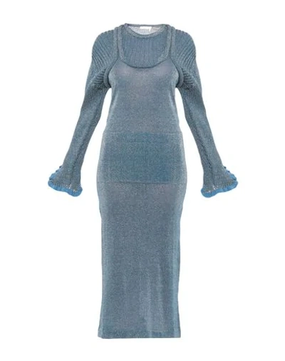 Chloé Long Dresses In Slate Blue
