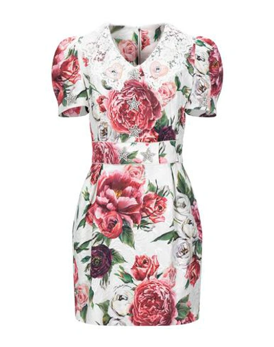 Dolce & Gabbana Short Dresses In White