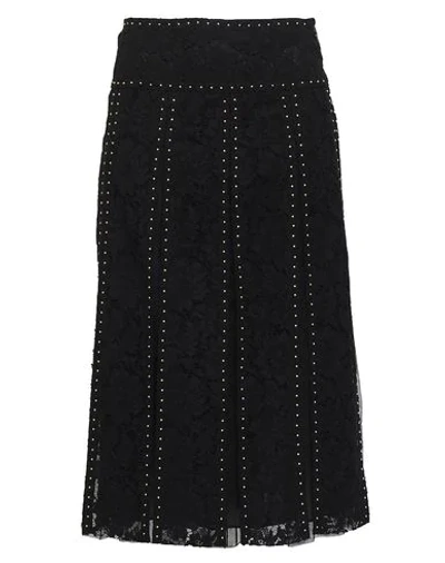 Valentino 3/4 Length Skirts In Black