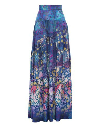 Peter Pilotto Maxi Skirts In Blue