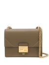 Fendi Small Kan U Shoulder Bag In Green