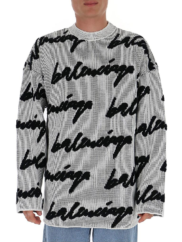 balenciaga knitted sweater