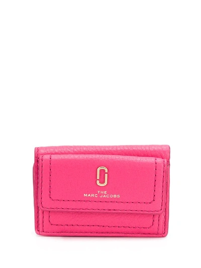 Marc Jacobs Mini Snapshot Trifold Wallet In Rosa