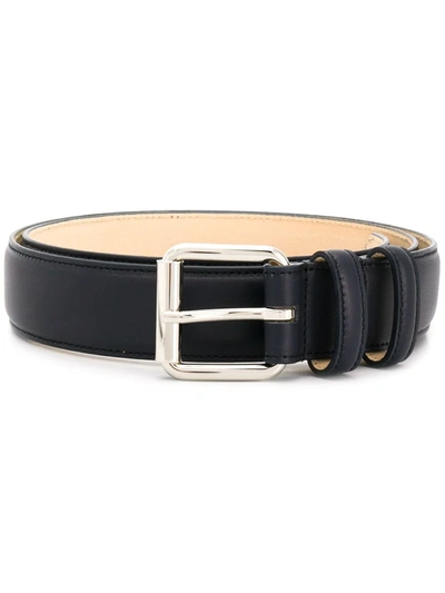 Apc Paris Leather Belt With Buckle In Black
