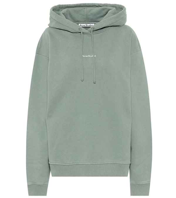 acne studios green hoodie