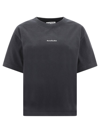 Acne Studios Black Logo Print T-shirt