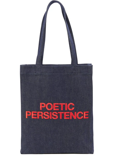 Apc Poetic Persistence Tote Bag In Rouge