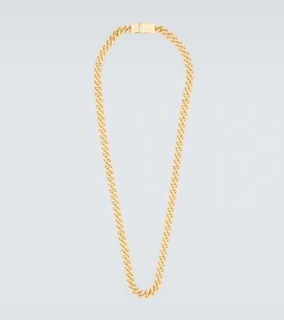Tom Wood Rounded Curb Gold-plated Chain