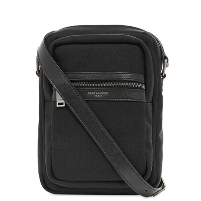 Saint Laurent Adjustable Strap Shoulder Bag In Black