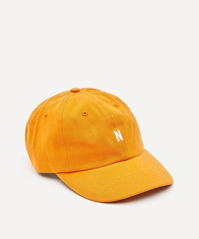 Norse Projects Twill Sports Cap In Orange