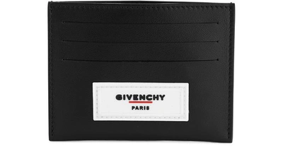 Givenchy Tag Card Holder In Black/white