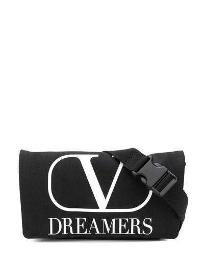 Valentino Garavani Vlogo Dreamers Belt Bag In Black