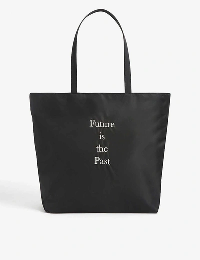 Undercover Future Nylon Tote Bag In Black
