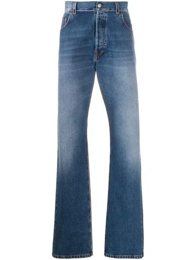 Balenciaga Denim Cotton Jeans In Blue