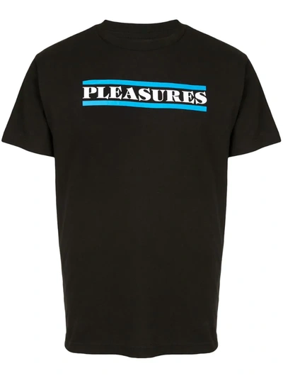 Pleasures Surrender Logo T-shirt In Black