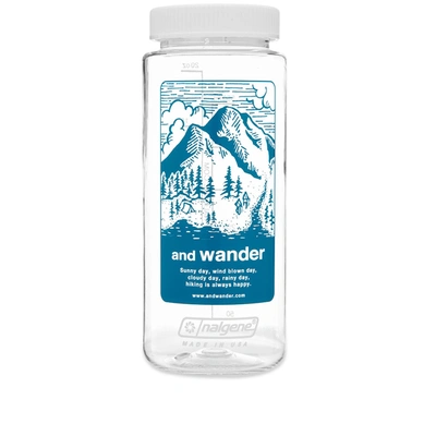 And Wander X Nalgene Bottle In Blue