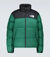 The North Face 1996 Retro Nuptse Water Resistant Down Puffer Jacket In Green